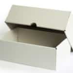 cutii cu capac carton albit