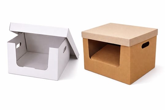 cutii carton cu capac si cu autoformare