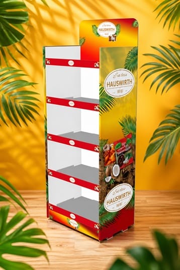 Peste 80K Standuri din Carton realizate in ultimii 10 ani 3 standuri din carton de podea pentru retail