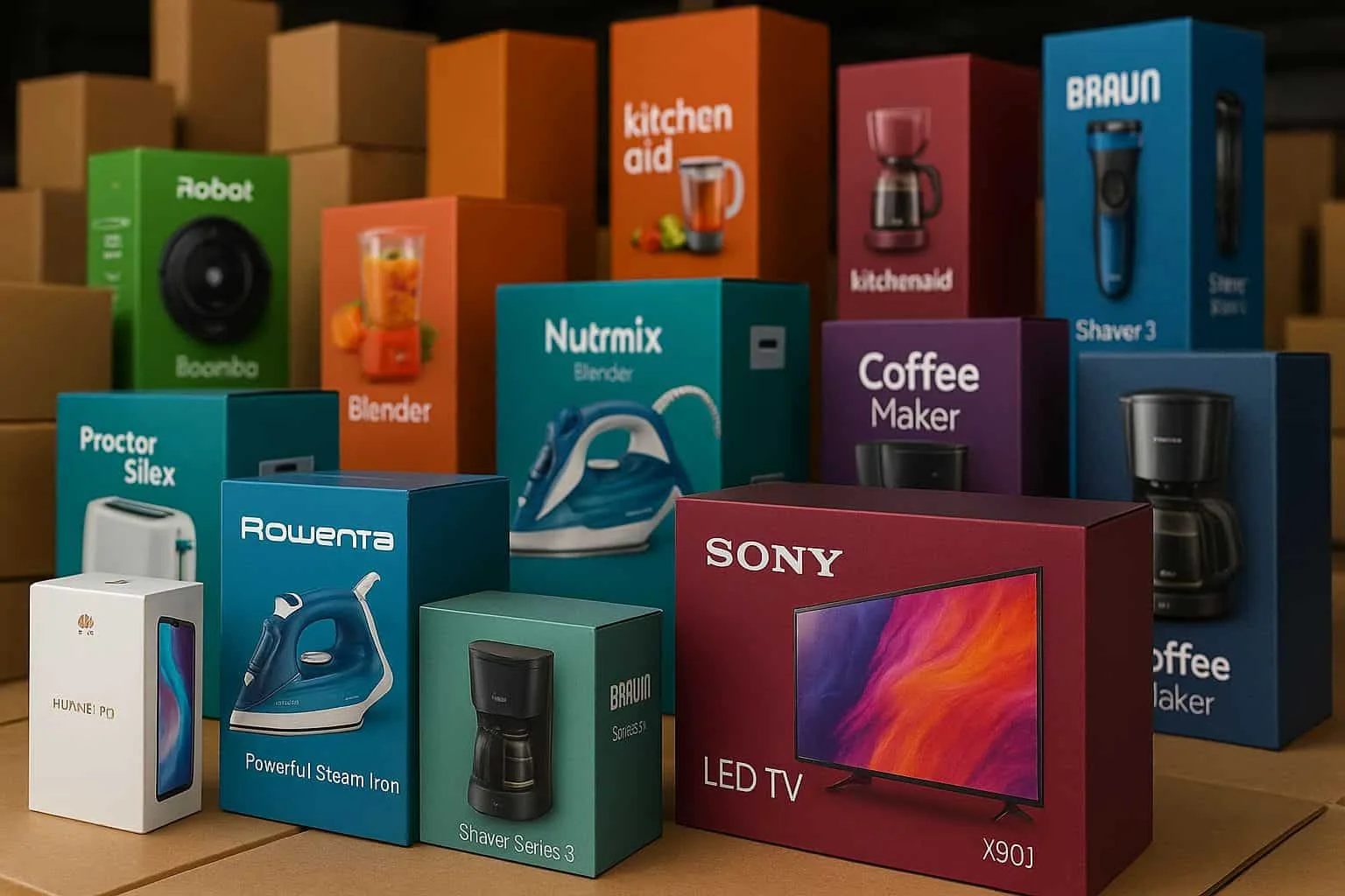 cutii carton caserate pentru electrocasnice