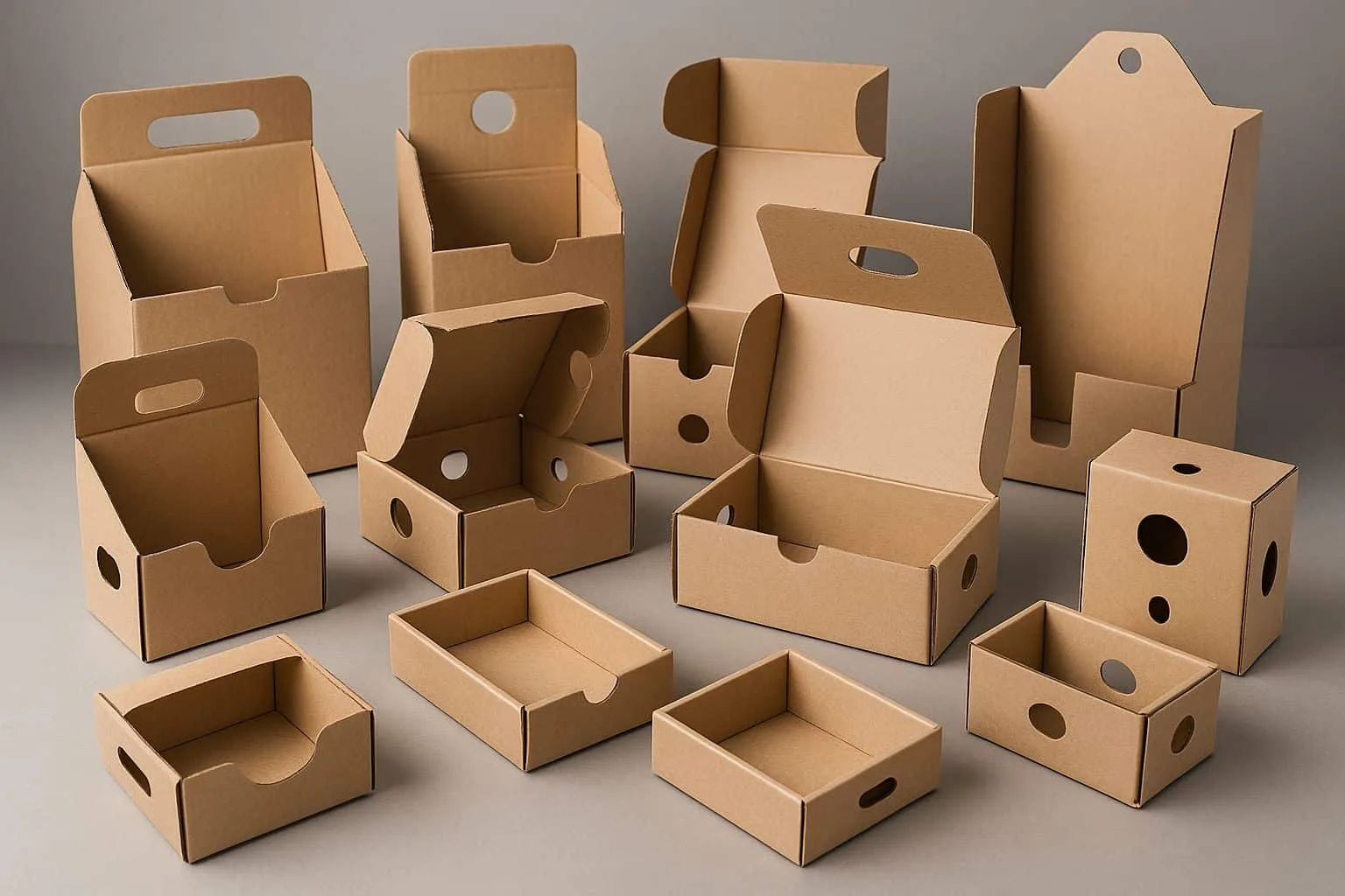 stantare carton diverse forme FEFCO