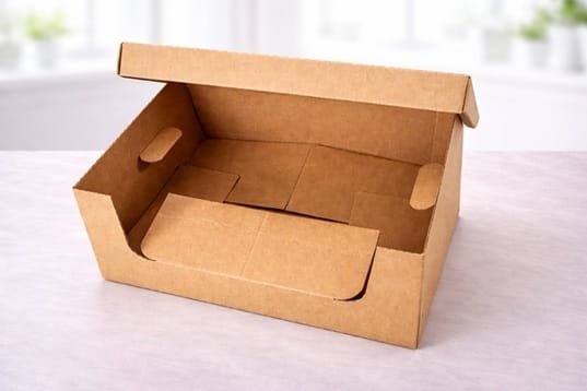 Cutii carton cu capac. Cutii din carton cu 2 componente! 4 cutie retail cu capac si manere laterale de transport