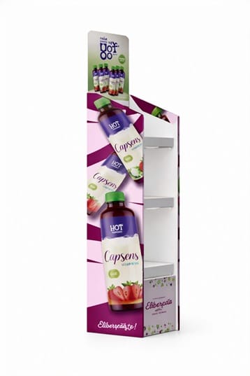 raft carton imprimat cu policromie si lac UV