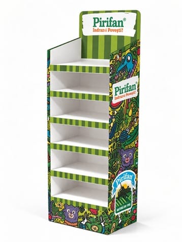 raft prezentare produse usoare Pirifan