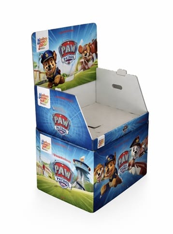 rafturi din carton cu ladite suprapuse